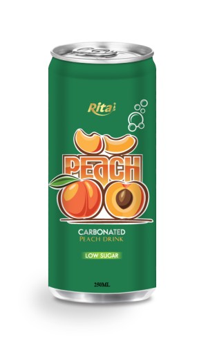 250ml 低糖水蜜桃味碳酸饮料